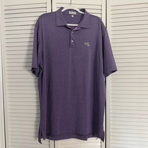 Peter Millar Summer Comfort Polo Purple Bay Hill Golf Course Arnold Palmer XL